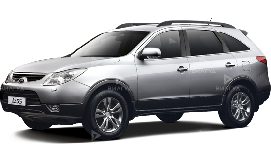Установка защиты картера Hyundai IX55 в Красноярске Установка защиты картера Hyundai IX55 в Красноярске
