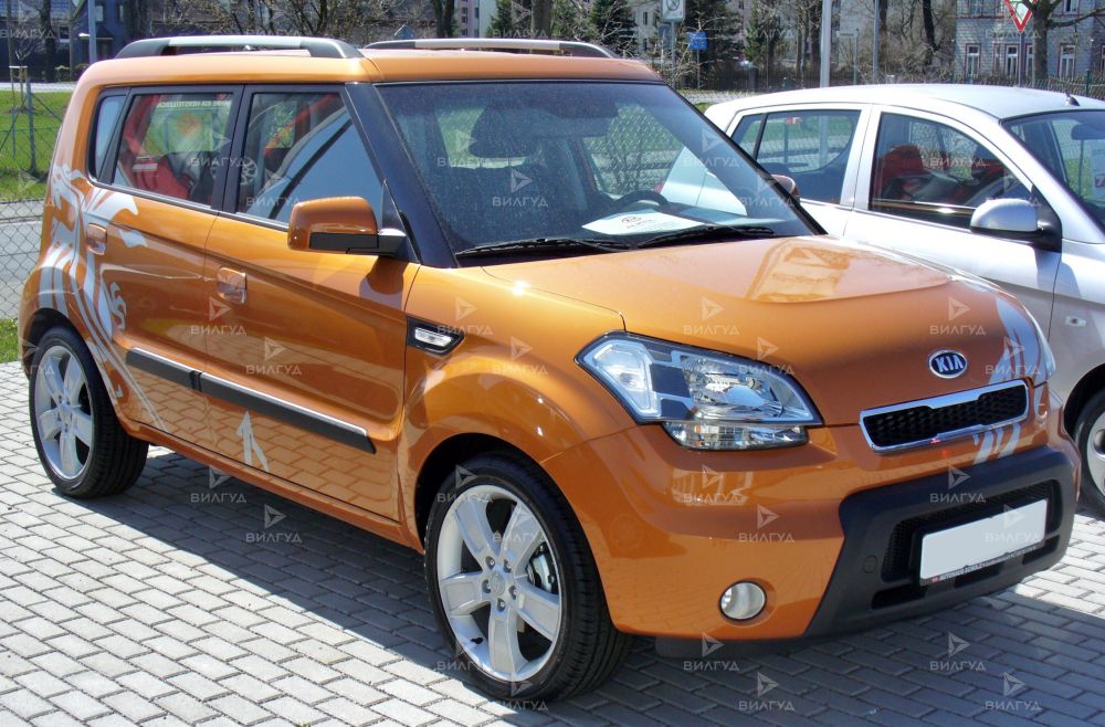 Замена передних пружин KIA Soul в Красноярске