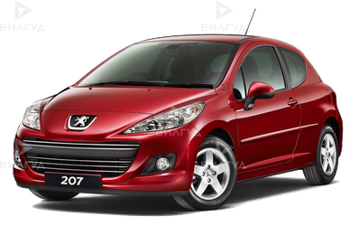 Замена задних пружин Peugeot 207 в Красноярске